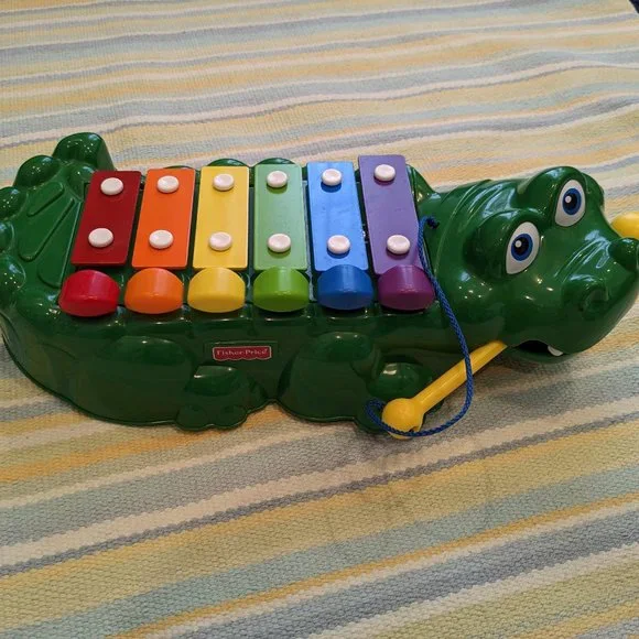 Toys Fisher Price Crocodile Xylophone Songs Fisher-Price Toys